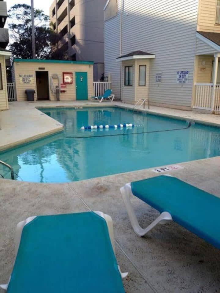 *Delightful Family Beach Retreat*Pool, Steps To The Sand*H32-3 Myrtle Beach Bagian luar foto
